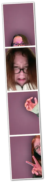 Leia Svahn Hane Vår skådespelande maskot som gärna hoppar in lite här och där.