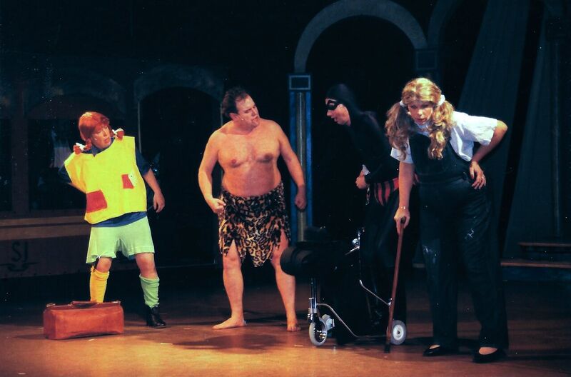 Fil:Lena Engström , Tommy Engström , Christer Andersson , Birgit Wallouch - X25 Thespis Jubileumsrevy(1).jpg