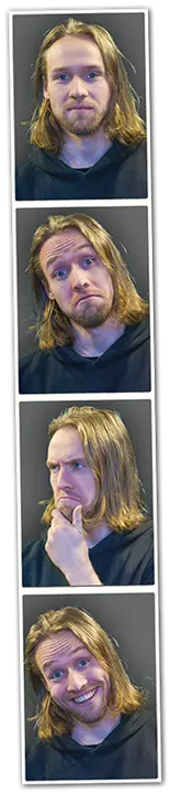 Martin Bohlin En riktig godisråtta som tågar på som katten runt het gröt när det kommer till teater.