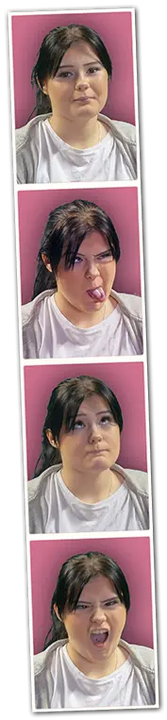 Hanna Lindqvist En riktig rosa rocker som föredrar vapen och rosor, ja i form av musik alltså.